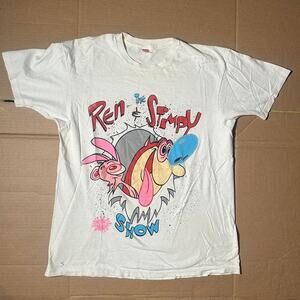 80s ren and stimpy tee shirt